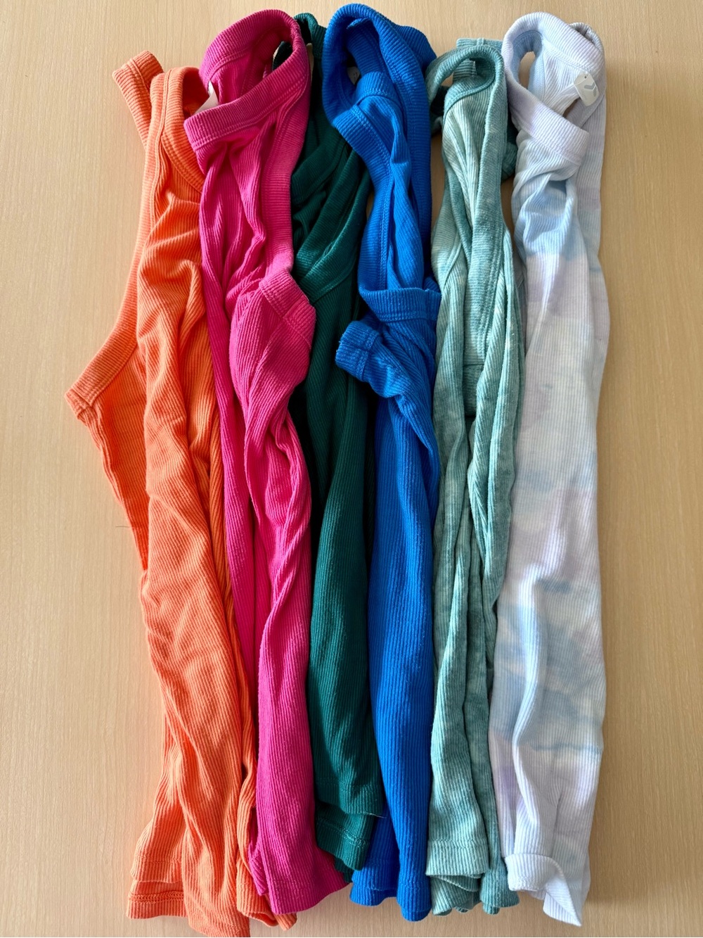 Women’s Old Navy Ribbed Tank Top Pack — Assorted Colors - Picture 2 of 3